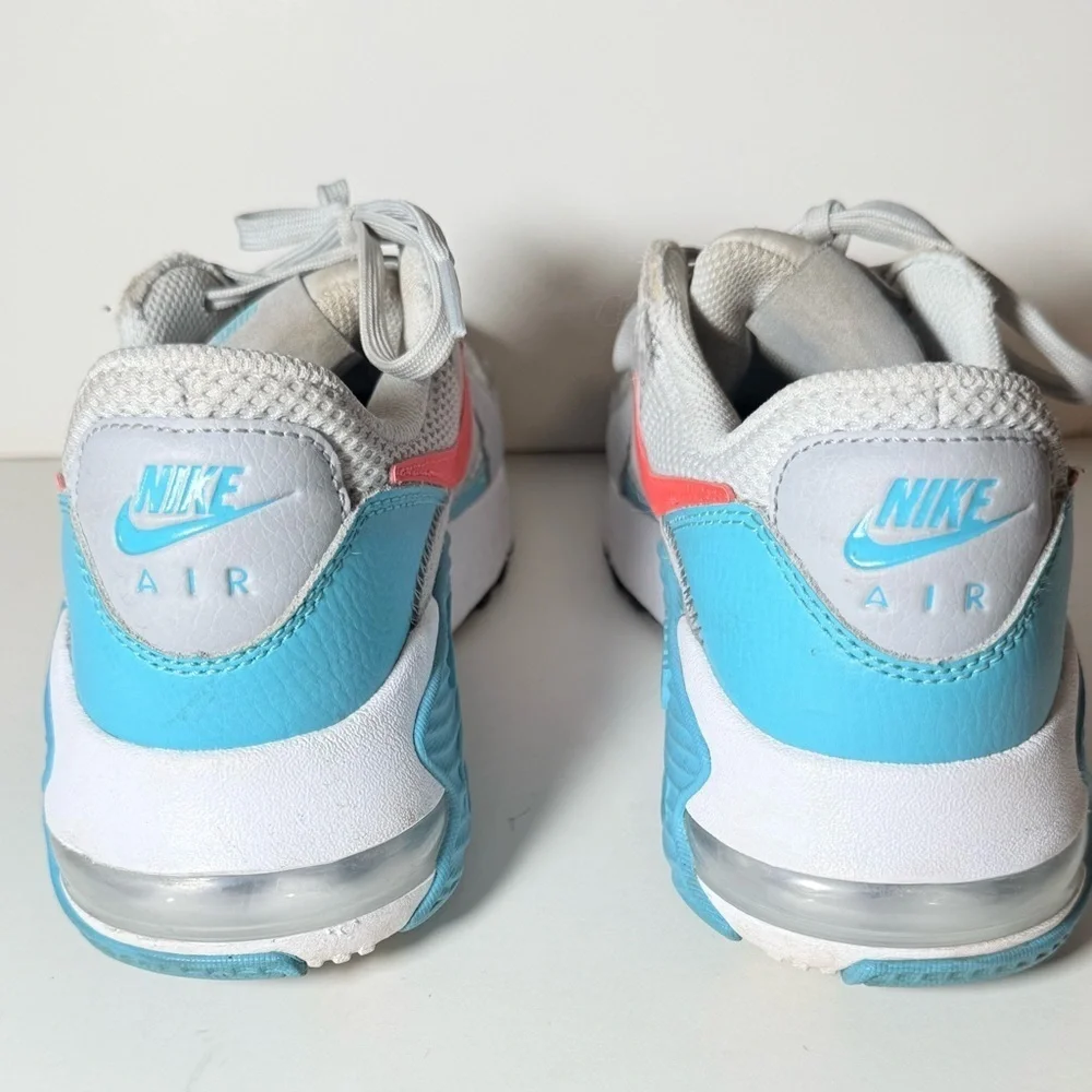 Nike Women's Air Max Excee Pure Platinum/Bright Crimson size 7